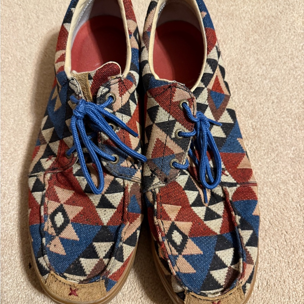 Twisted X Multicolor Geometric Men's Sneakers